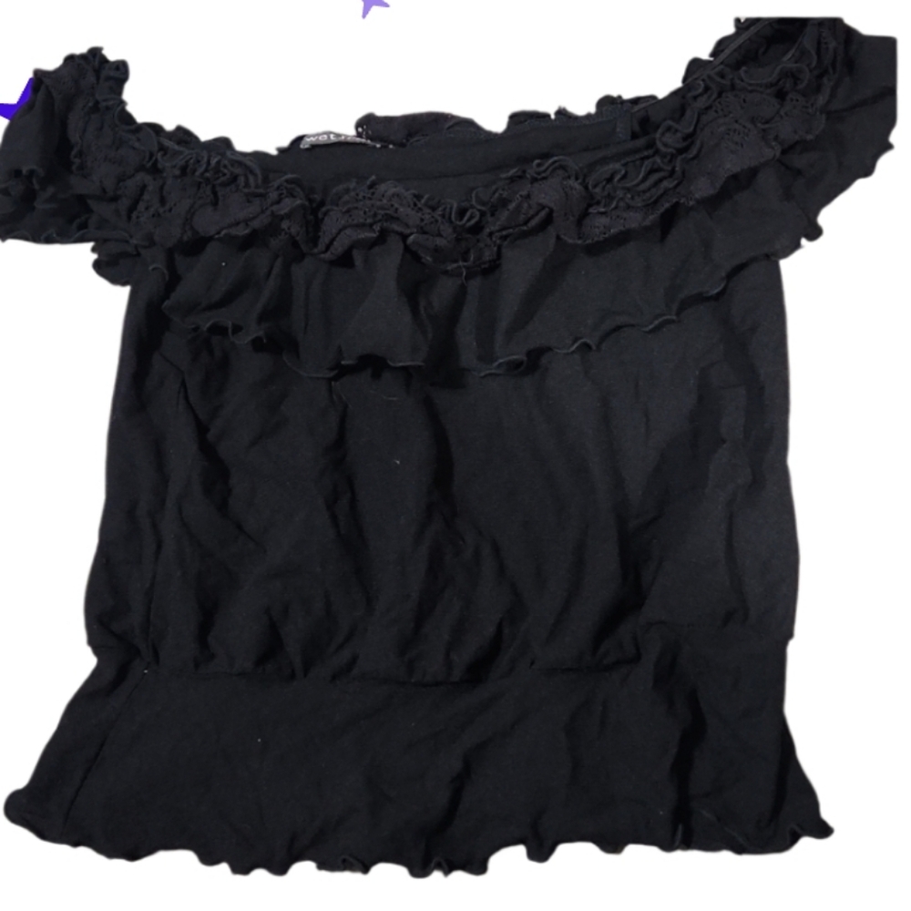 Jrs Lg Made In U.S.A Wet Seal 90s Tiered Dress Top